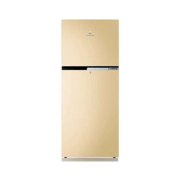 Dawlance 9140WB e-Chrome Double Door Refrigerator Metallic Gold