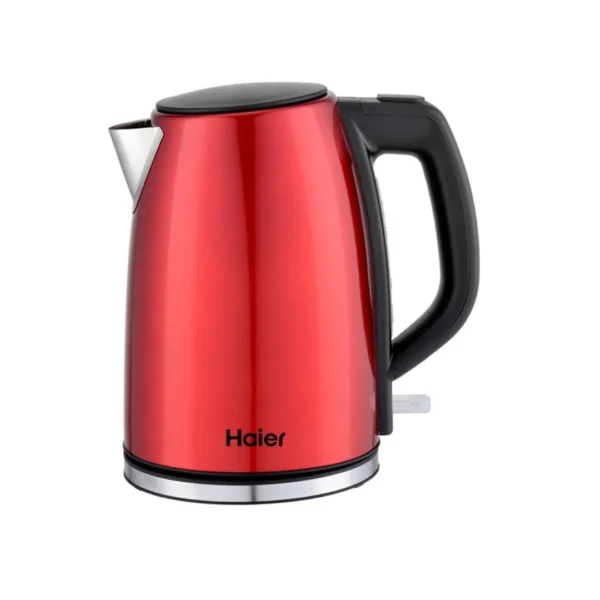 Electric Tea Kettle Haier HKT-4401 (Silver and Red)