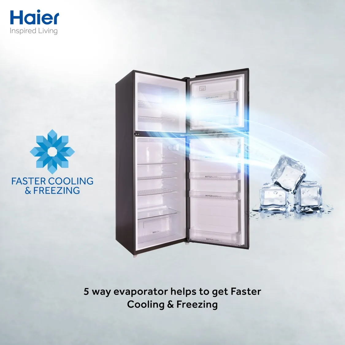 Haier HRF-336 EPB E-star Refrigerator