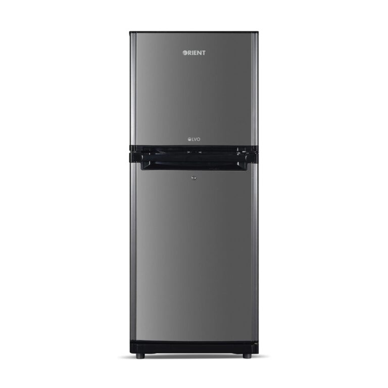 Orient LVO VCM 380 Ltr Refrigerator Hairline Silver