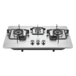 Haier HCC-832 Stain-Less Steel Hob 3-Burners